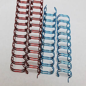 Kim loại mạ điện nhôm đôi Vòng ràng buộc dây đôi Vòng ràng buộc dây vàng dây màu O - Product Image 3