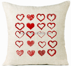<span class=keywords><strong>J</strong></span>'aime Vous Numérique Imprimé Oreiller Intérieure/Extérieure Coussin Couvre Photo Impression Carré - Product Image 4