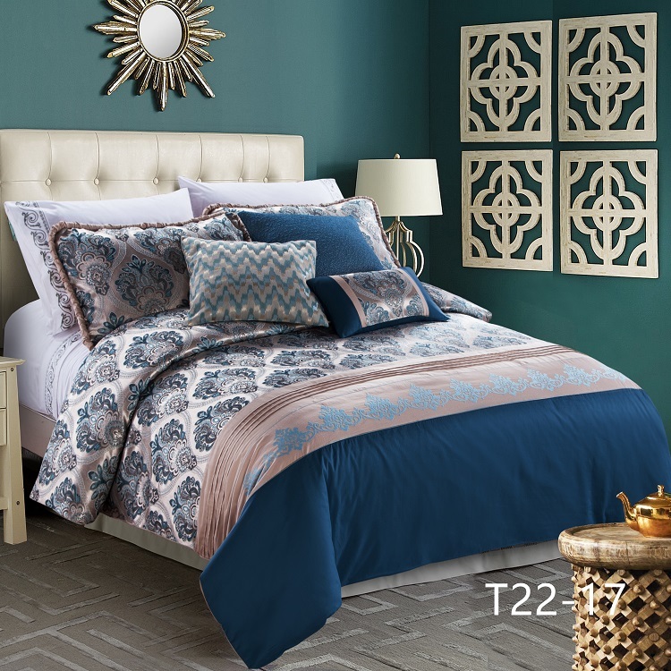 KOSMOS 9 unids jacquard conjunto dubai edredón de lujo king size cama edredón
