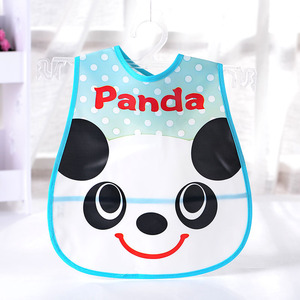 Printed EVA <strong>Plastic</strong> Waterproof Baby <strong>Bibs</strong> - Product Image 3