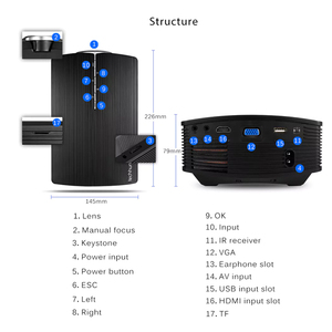 YG500 Portable Mini LED <strong>Projector</strong> <strong>Data</strong> Show - Product Image 4