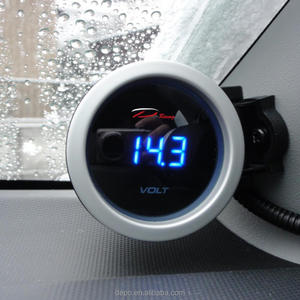 เกจวัดแรงดันน้ำมันเชื้อเพลิงแบบดิจิตอล D-BL ขนาด 52 มม. สำหรับรถแข่ง - Product Image 3