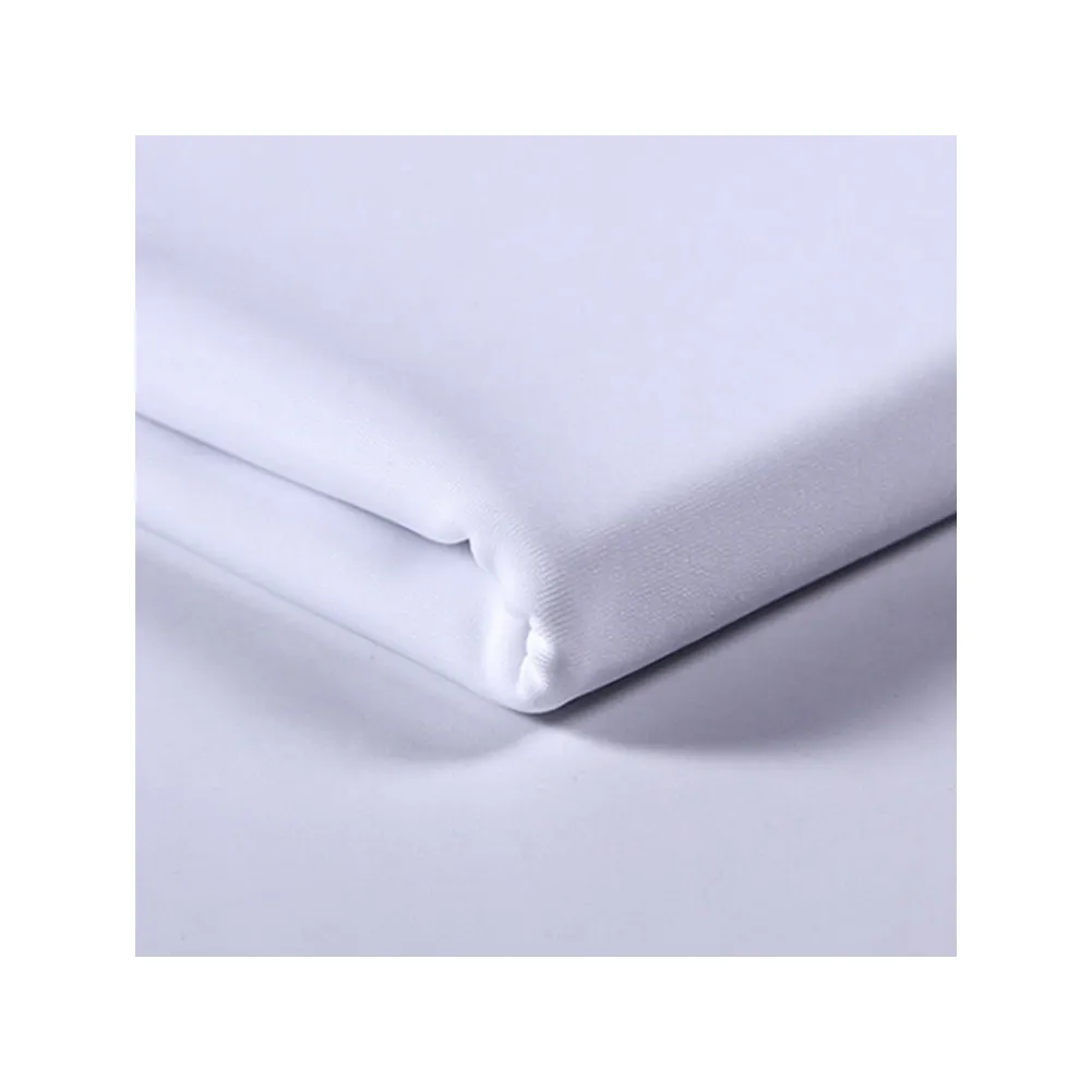 Китайский продукт, белая лайкра спандекс, полиэфирная ткань для купальников