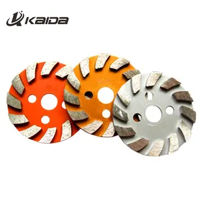 4 Inch Diamond Metal Grinding Pad Grit 100 for Concrete Masonry Work, Floor Stone Aggressive Granite Abrasive Tools