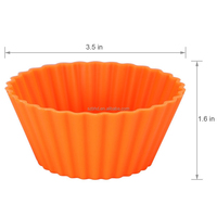 Moules à muffins réutilisables en silicone les plus vendus, moules à cupcakes en silicone de qualité alimentaire approuvée