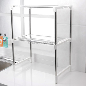 Scaffale Regolabile in Acciaio Inox <span class=keywords><strong>per</strong></span> <span class=keywords><strong>Forno</strong></span> a Microonde 2020 - Product Image 2