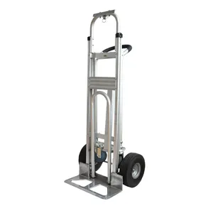 3in1 truck Four-wheel Aluminum Convertible warehouse Hand Trolley for sale