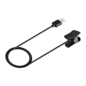 Garmin Vivosmart 3充电器，替换充电器USB充电电缆充电器夹数据同步电缆 (3.3英尺/100厘米)