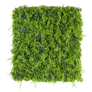 3D ป่าสไตล์ประดิษฐ์แนวตั้งสีเขียวพืชสวนสำหรับตกแต่งผนัง