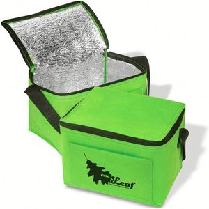 Individuelle Kleine 6er-Pack Bier-Kühltasche mit Isolierung, Thermische Kühltasche für Mittagessen mit Logo, Öko-Vliesstoff Thermo-Lunchtaschen - Product Image 1