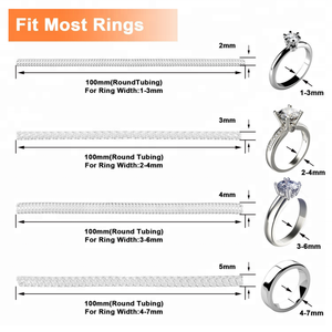 Penyesuai Ukuran Cincin Ramah Lingkungan Mudah Digunakan dari Plastik Silikon PVC - Product Image 4