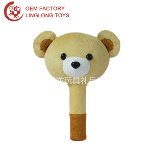 3D Animal Plush Toddler Handbell Doll Green <strong>Frog</strong> Stuffed Infant Ring Rattle Plush <strong>Frog</strong> Baby Rattle <strong>Toy</strong> - Product Image 2