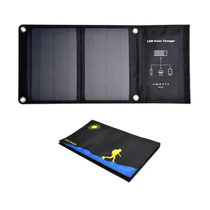 Wholesale Price Foldable Solar Charger 14W Solar Panel Charger For Power Banks portable solar panel