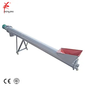 Auger feeder inclined screw conveyor for silo cement