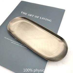 <span class=keywords><strong>Vassoio</strong></span> per il trucco e i gioielli in acciaio inossidabile per uso domestico con <span class=keywords><strong>portacandele</strong></span> e accessori - Product Image 6