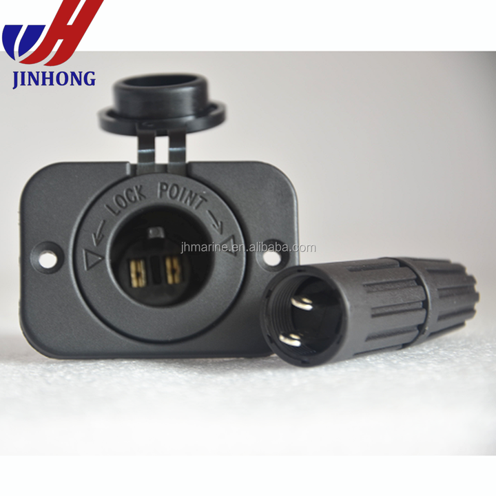 Heavy Duty Flush Mount Engel Fridge Power Socket 12V Engel Socket With Engel Plug