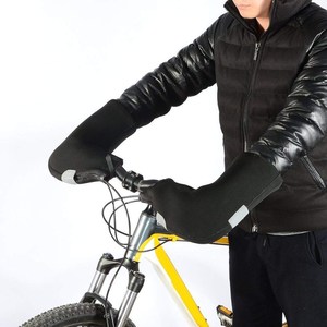 Guanti da manubrio in Neoprene per ciclismo copri mani <span class=keywords><strong>antipioggia</strong></span> per bici - Product Image 4
