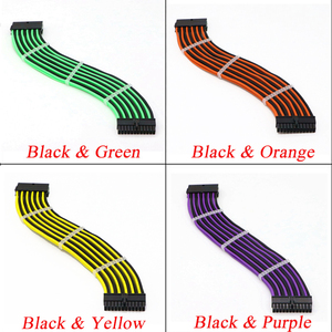 ドロップシッピング4mm100718awg24PMBオス-メスアダプター24ピンATX延長ケーブル (櫛付き) - Product Image 2