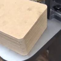 Machine à découper le papier ZD-120, machine à découper, capacité de production de 90 fois/minute, électrique, manuelle, coupe-angles arrondis en bois