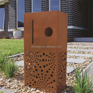 Free stand outdoor rustproof decorative outdoor mailboxes for sale letter box