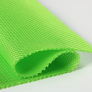 廉价高品质绿色弹性耐用聚酯3d空气网布