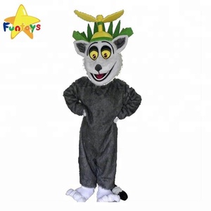 Disfraz de Mascota del Rey Lémur de Madagascar de Funtoys - Product Image 3