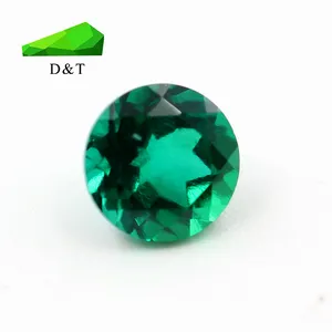 High quality bulk emeralds round 3.0mm green jewelry with stone 100% natural emeralds