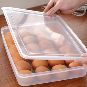 kitchen egg tray holder for 24 pcs eggs storage plastic quail egg cartons crate