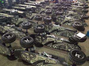 Glow in the dark selectric skateboard batterie 36 v motor kit rad - Product Image 4