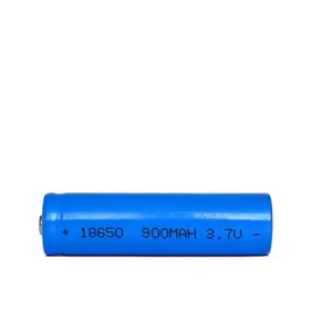 उच्च गुणवत्ता rechargeable 3.7V 900mAh ली आयन 18650 बैटरी