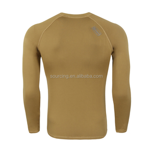 Khaki ESDY Men's Outdoor Sports Breathable Eco-Friendly Thermal Underwear Set 2-Piece Winter Cycling <strong>Base</strong> <strong>Layer</strong> - Product Image 2