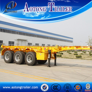 Camión contenedor de transporte remolque de cama plana semi trailer sales en el líbano - Product Image 1