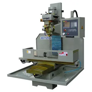 XK7125A ความแม่นยำสูงและประสิทธิภาพต่ำราคา CNC เครื่องมิลลิ่ง Fanuc ควบคุม