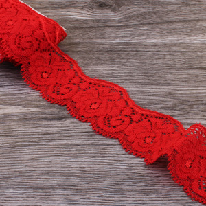 Pizzo elastico in nylon elegante da 3,5 cm di larghezza <span class=keywords><strong>per</strong></span> lingerie, abiti e vestiti, 10 iarde in una busta J003 - Product Image 5