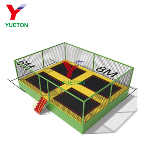 Parc de trampolines géants rectangulaires intérieurs <span class=keywords><strong>pour</strong></span> sauts et rebonds - Product Image 3