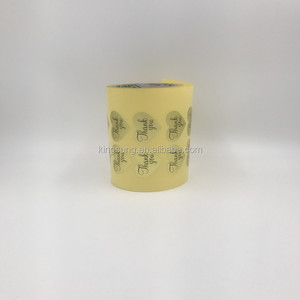 Personalizado amor forma de <span class=keywords><strong>corazón</strong></span> <span class=keywords><strong>gracias</strong></span> etiqueta engomada - Product Image 5