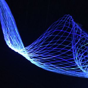 Hot Sales Luminous Fiber Optic Woven Mesh Fiber Optic <strong>Net</strong> <strong>Lighting</strong> for Tree - Product Image 3