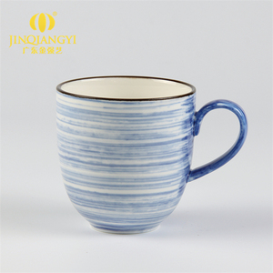<span class=keywords><strong>Vaisselle</strong></span> de restaurant <span class=keywords><strong>en</strong></span> <span class=keywords><strong>porcelaine</strong></span> chinoise de Chaozhou, prix de gros bon marché, couleur bleue à rayures rondes, <span class=keywords><strong>vaisselle</strong></span> <span class=keywords><strong>en</strong></span> céramique - Product Image 6