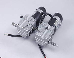 มอเตอร์เกียร์บ็อกซ์ M # 35 1:43 450W 5100rpm DC24V 4.5A ขั้วต่อแบบไดนามิก อะไหล่รถเข็นไฟฟ้า EC82L2451450LGBR ผลิตในไต้หวัน - Product Image 1