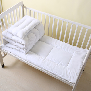 Edredón acolchado para bebé, de alta calidad, 100% algodón, blanco, para todas las estaciones, venta al por mayor - Product Image 1