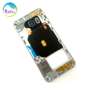 Original Trở Lại Nhà Ở Bezel Khung Giữa với Nút Bấm Bên + Kính Ống Kính Máy Ảnh cho Samsung <span class=keywords><strong>Galaxy</strong></span> S6 cạnh cộng với G928 - Product Image 5