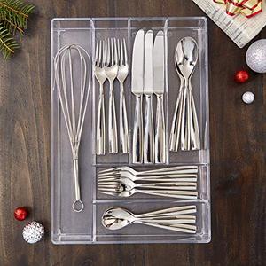 Nhà Máy Bán Buôn Nhà Bếp Nguồn Cung Cấp Rõ Ràng Nhựa Đồ Bạc Và Dụng Cụ Tổ Chức - Product Image 6