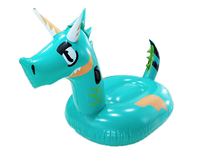 Flotteur de piscine en PVC personnalisé pour adultes - Radeau flottant gonflable et île en forme de dragon 175x90x110cm