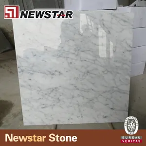 Newstar carrara सफेद संगमरमर पत्थर प्राकृतिक marbal पत्थर के फर्श