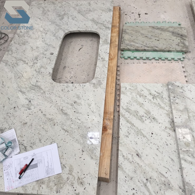 Сборная белая гранитная ламинатная кухонная столешница Andromedia