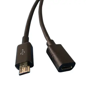 Micro USB 男女延伸扩展数据同步充电电缆适配器 50厘米