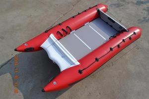सीई स्टेनलेस स्टील transom शीसे रेशा धनुष inflatable कटमरैन zapcat thundercat - Product Image 4