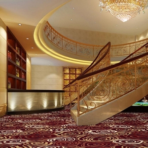 Tùy chỉnh AUBUSSON thời trang cao đống tapis máy-thực hiện cắt đống len khách sạn hành lang thảm đỏ thảm - Product Image 3