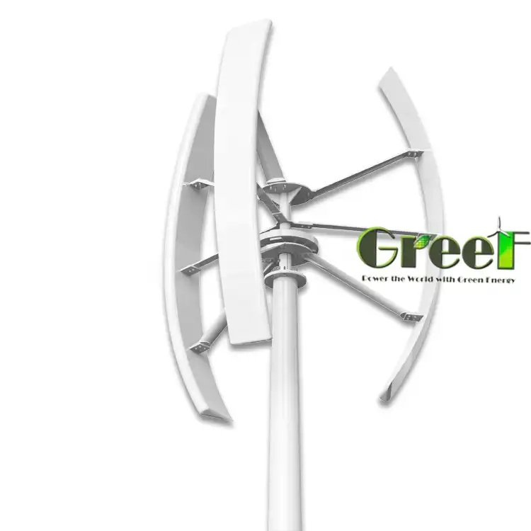 수직 바람 터빈 가정 사용을 위한 소형 바람 터빈 발전기 3kw