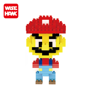 Mini Figura Personalizzata Fai-da-Te in Blocchi da Costruzione, Giocattolo <span class=keywords><strong>Super</strong></span> <span class=keywords><strong>Mario</strong></span> in Miniatura - Product Image 1